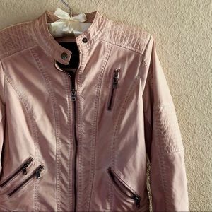 Maurice faux leather jacket